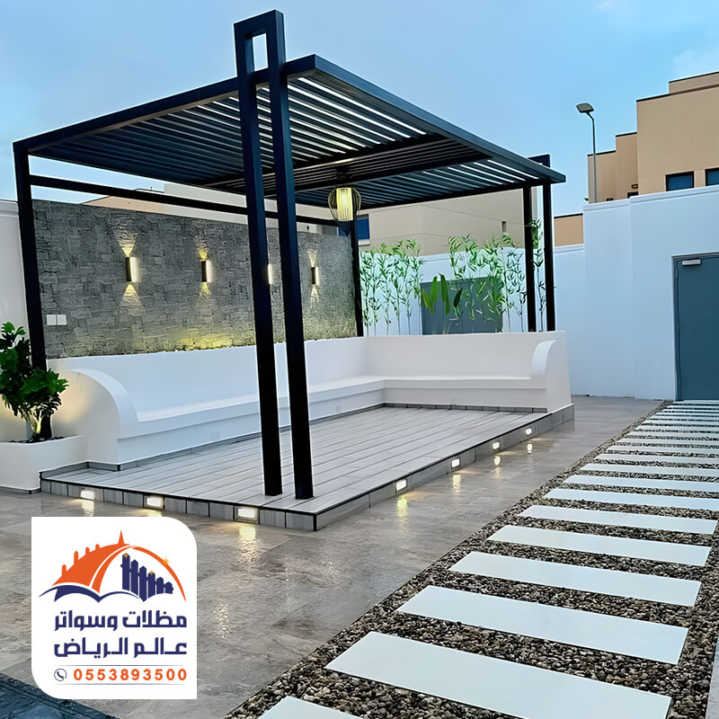 برجولات حديد للحدائق