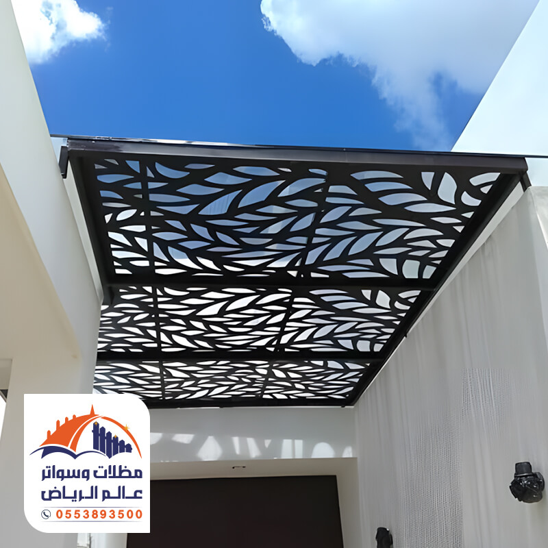 مظلات قص ليزر احواش مؤسسة مظلات وسواتر عالم الرياض