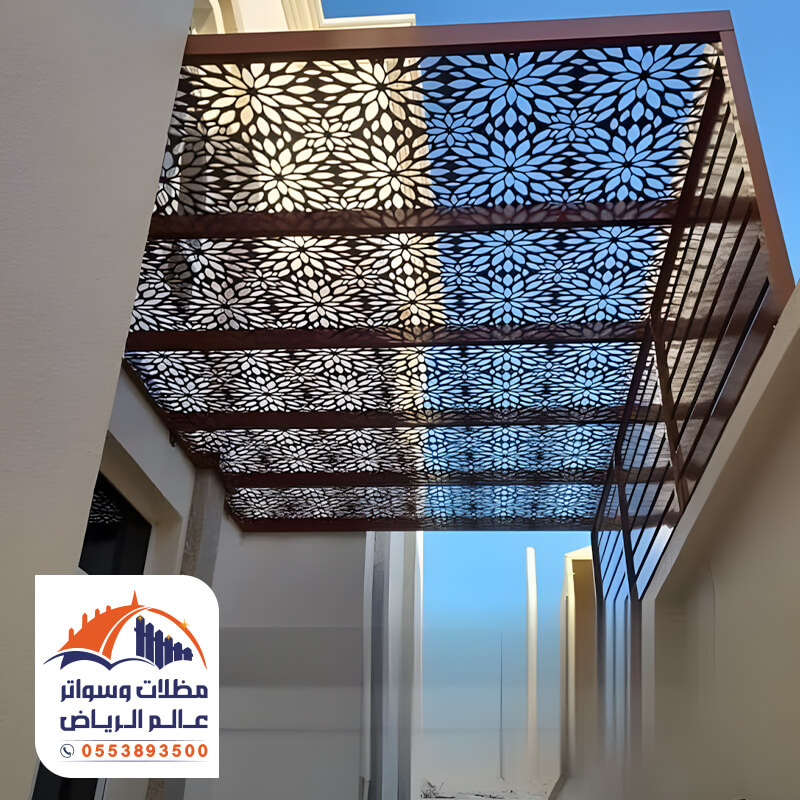 مظلات قص ليزر مؤسسة مظلات وسواتر عالم الرياض