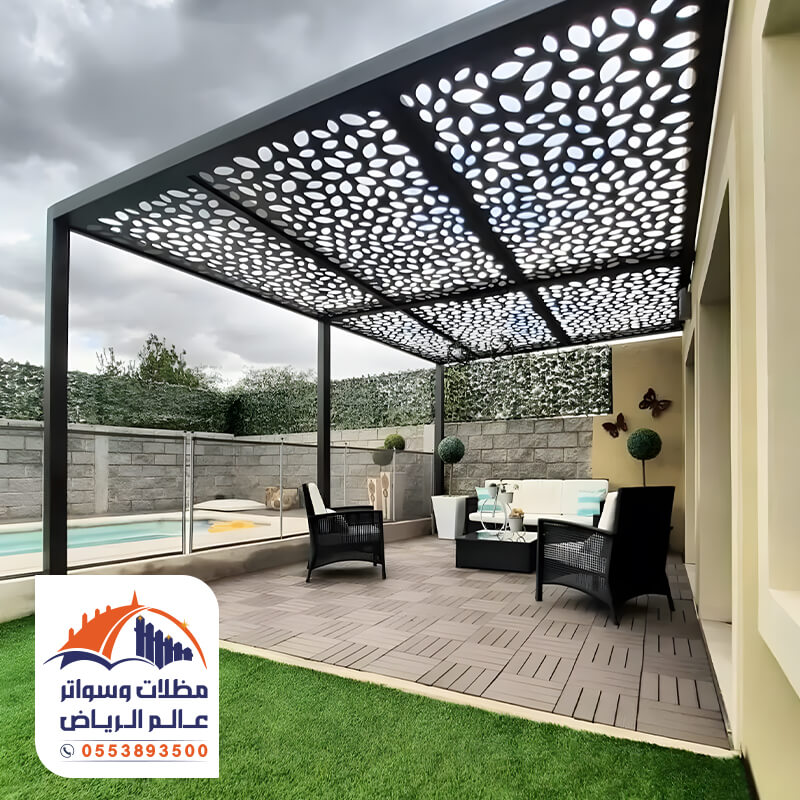 مظلات ليزر للحدائق بالرياض