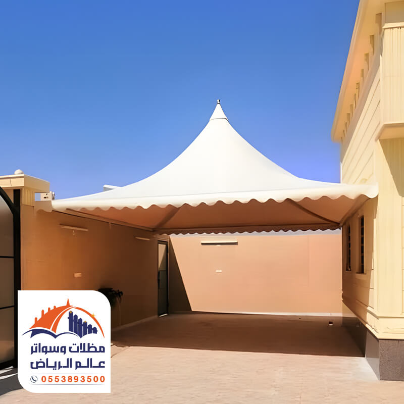 مظلات أحواش هرمية من مؤسسة عالم الرياض