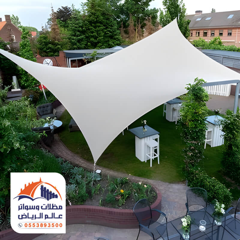 مظلات شد انشائي متينة وقوية من مؤسسة عالم الرياض