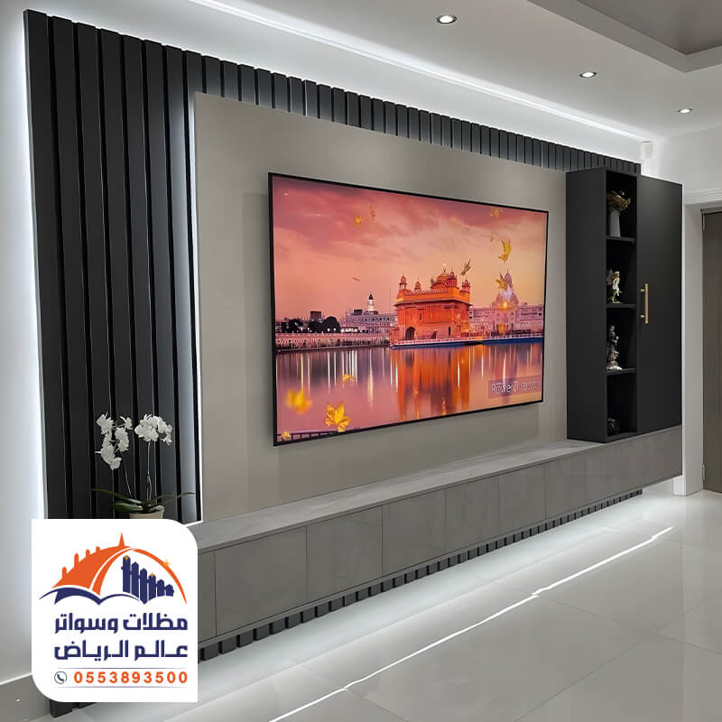 ديكور خلفيات شاشات بديل الخشب