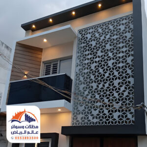 واجهات فلل فاخرة قص ليزر