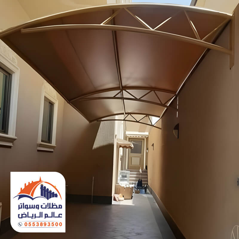 مظلات كابولي للسيارات مؤسسة عالم الرياض
